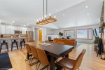 Spacious kitchen opens up to the living & dinning space 